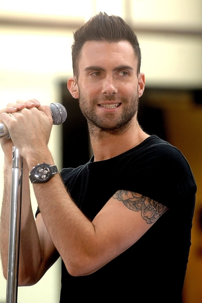 Adam Levine On Location For Maroon 5 Performs Nbc Today Show Concert Photo Print Image 1