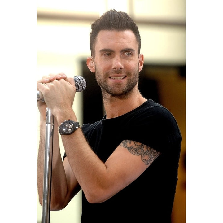 Adam Levine On Location For Maroon 5 Performs Nbc Today Show Concert Photo Print Image 1