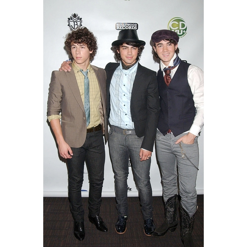 Nick Jonas Joe Jonas Kevin Jonas At In-Store Appearance For The Jonas Brothers Cdvu Plus Album Launch The Samsung Image 1