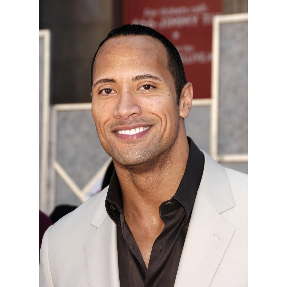 Dwayne Johnson At Arrivals For Premiere Of The Game Plan Photo Print Image 2