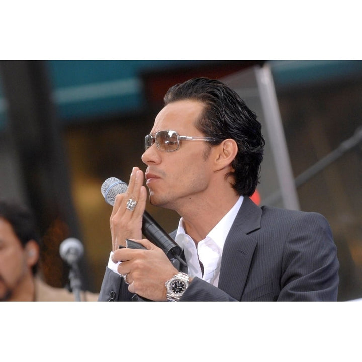 Marc Anthony On Stage For Nbc Today Show Concert With Marc Anthony Rockefeller Center York Ny July 27 2007. Image 1