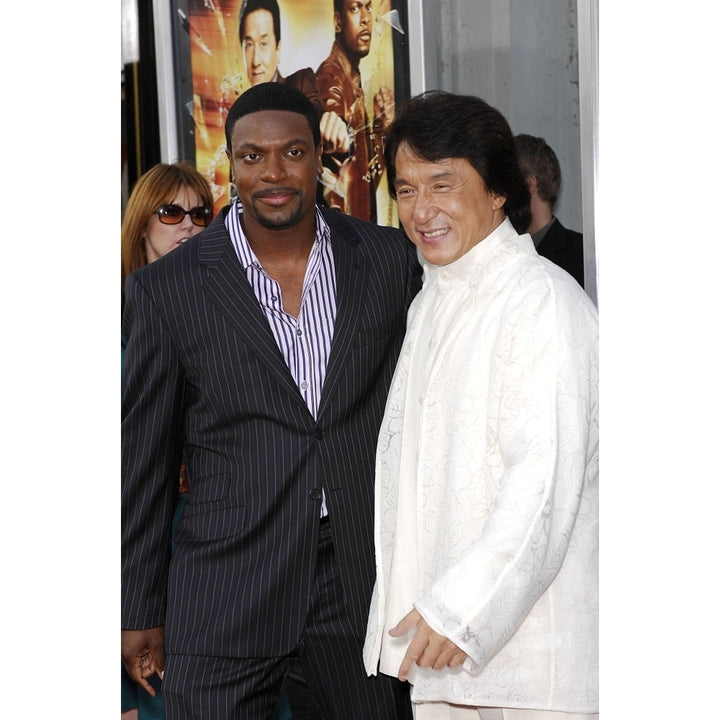 Chris Tucker Jackie Chan At Arrivals For Rush Hour 3 Premiere MannS GraumanS Chinese Theatre Los Angeles Ca July Image 2