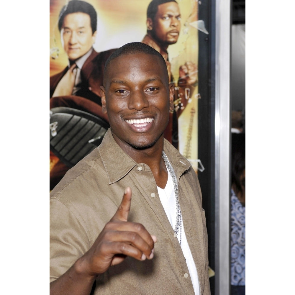 Tyrese Gibson At Arrivals For Rush Hour 3 Premiere MannS GraumanS Chinese Theatre Los Angeles Ca July 30 2007. Image 1