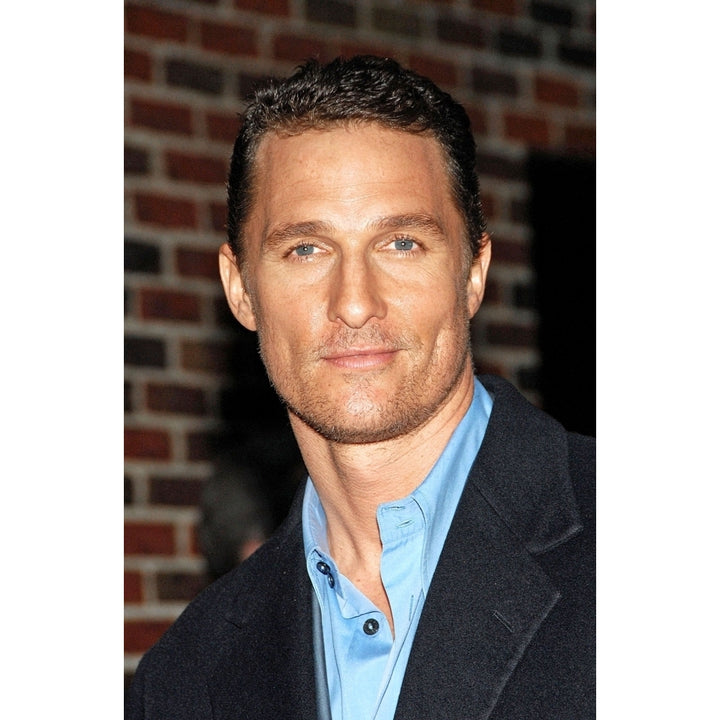 Matthew Mcconaughey At Talk Show Appearance For Mon - Late Show With David Letterman Photo Print Image 2