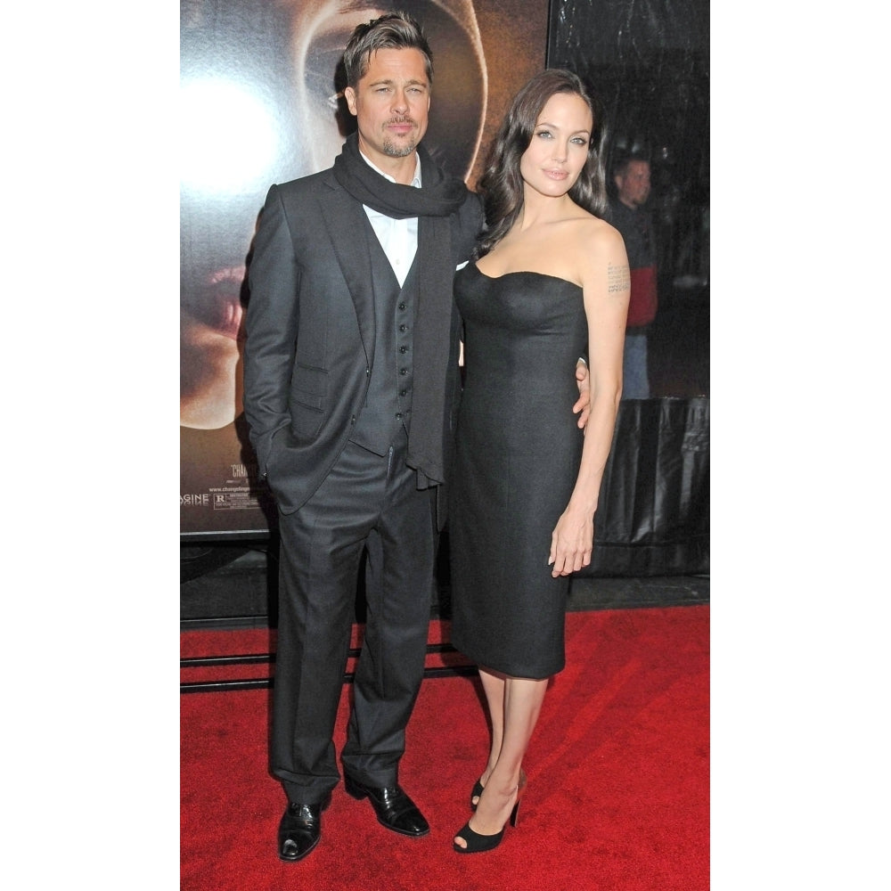 Brad Pitt Angelina Jolie At Arrivals For The Changeling Premiere At Image 2