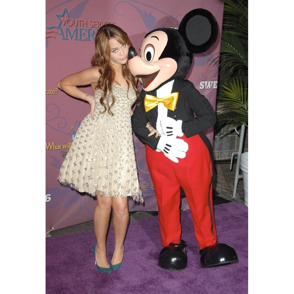 Miley Cyrus At Arrivals For Miley Cyrus Birthday Concert At Disneyland Disneyland Anaheim Ca October 05 2008. Photo Image 2