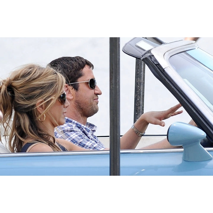 Jennifer Aniston Gerard Butler On Location For Bounty Film Shooting Rockaway Rockaway Ny July 6 2009. Photo By Image 2