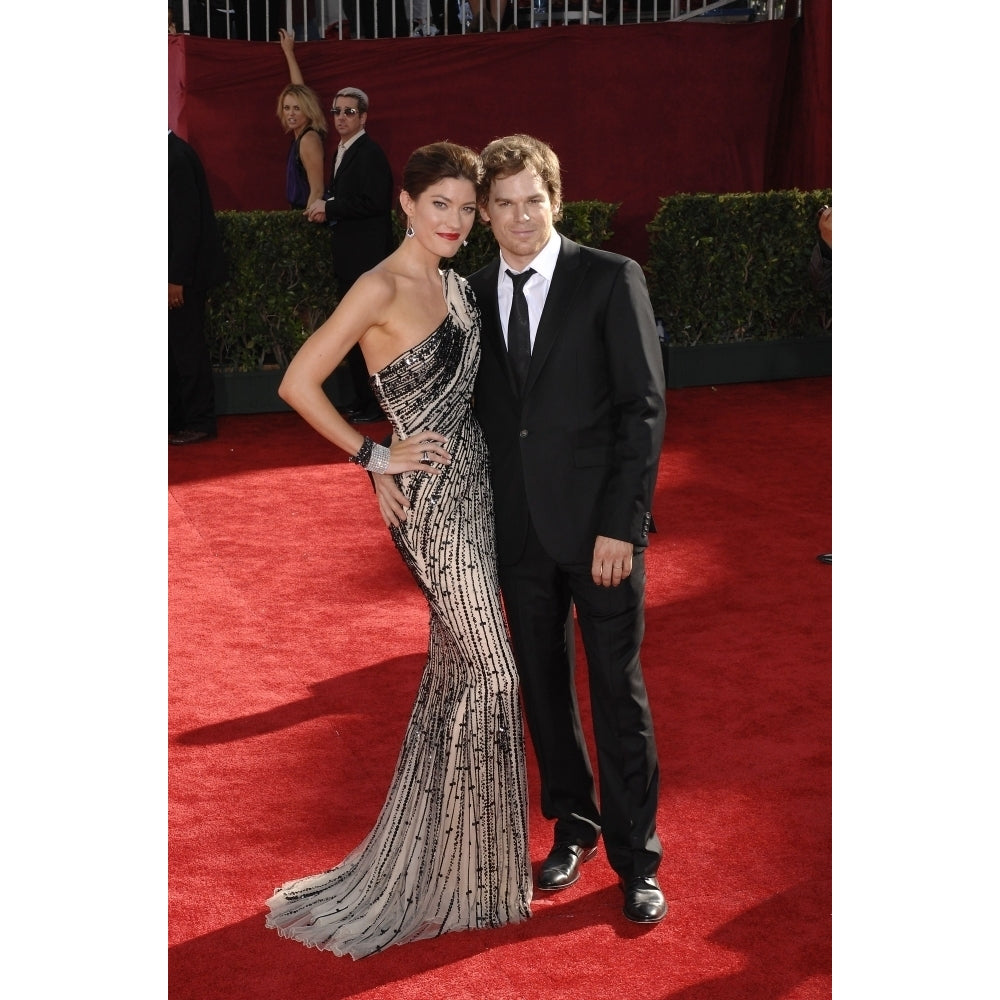 Jennifer Carpenter Michael C. Hall At Arrivals For 61St Primetime Emmy Awards - Arrivals Nokia Theatre Los Angeles Image 2