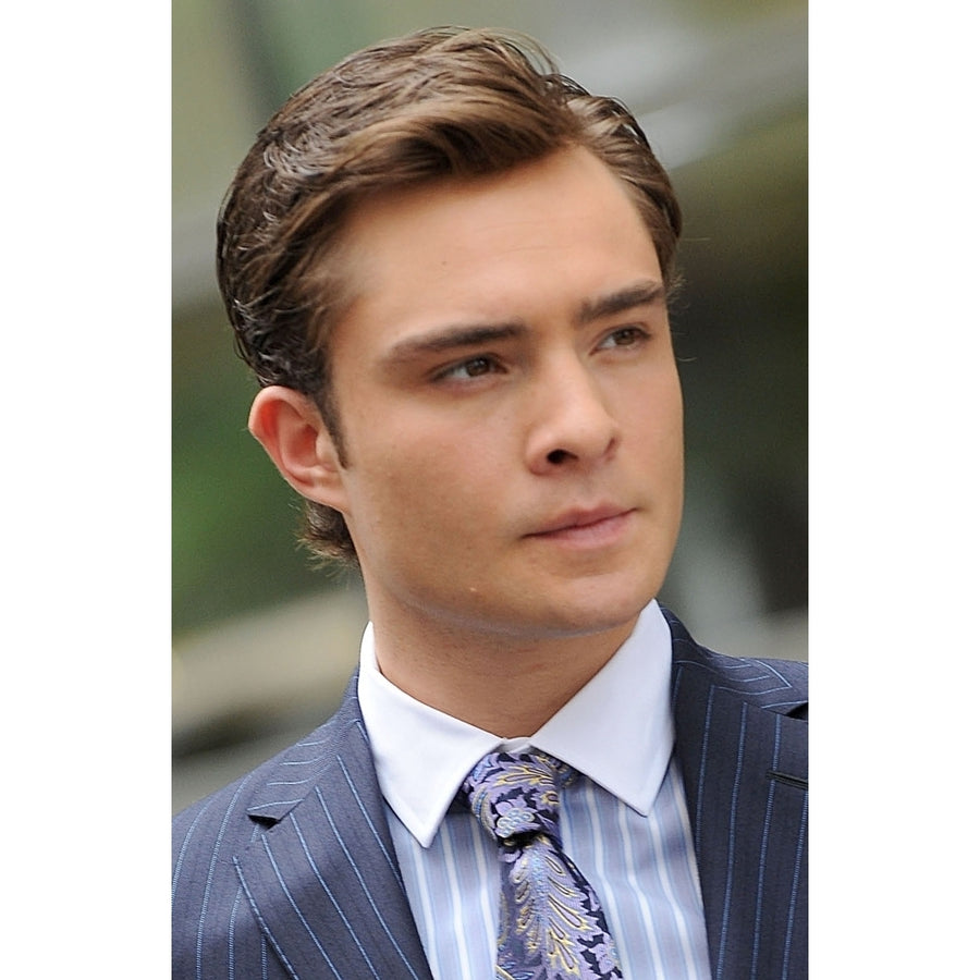 Ed Westwick On Location For Gossip Girl Season Three Shooting In Manhattan SothebyS York Ny July 22 2009. Photo Image 1