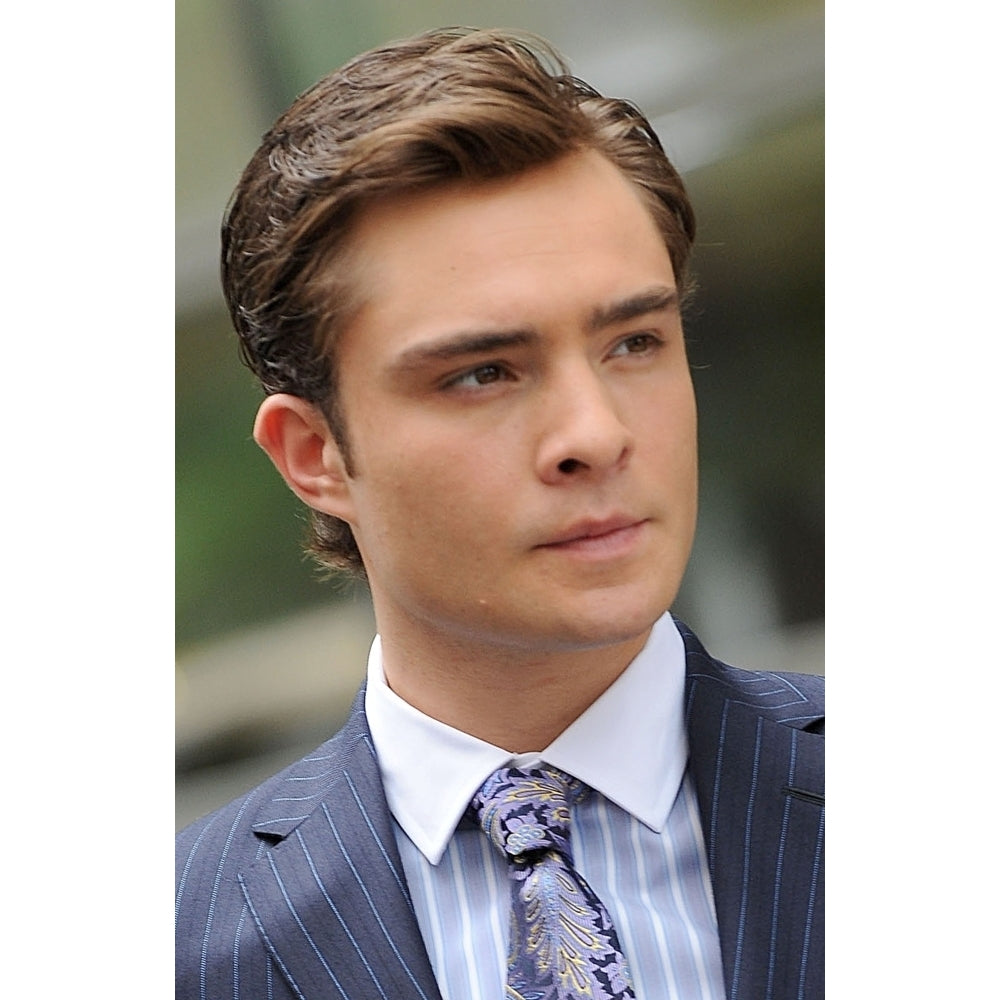 Ed Westwick On Location For Gossip Girl Season Three Shooting In Manhattan SothebyS York Ny July 22 2009. Photo Image 2