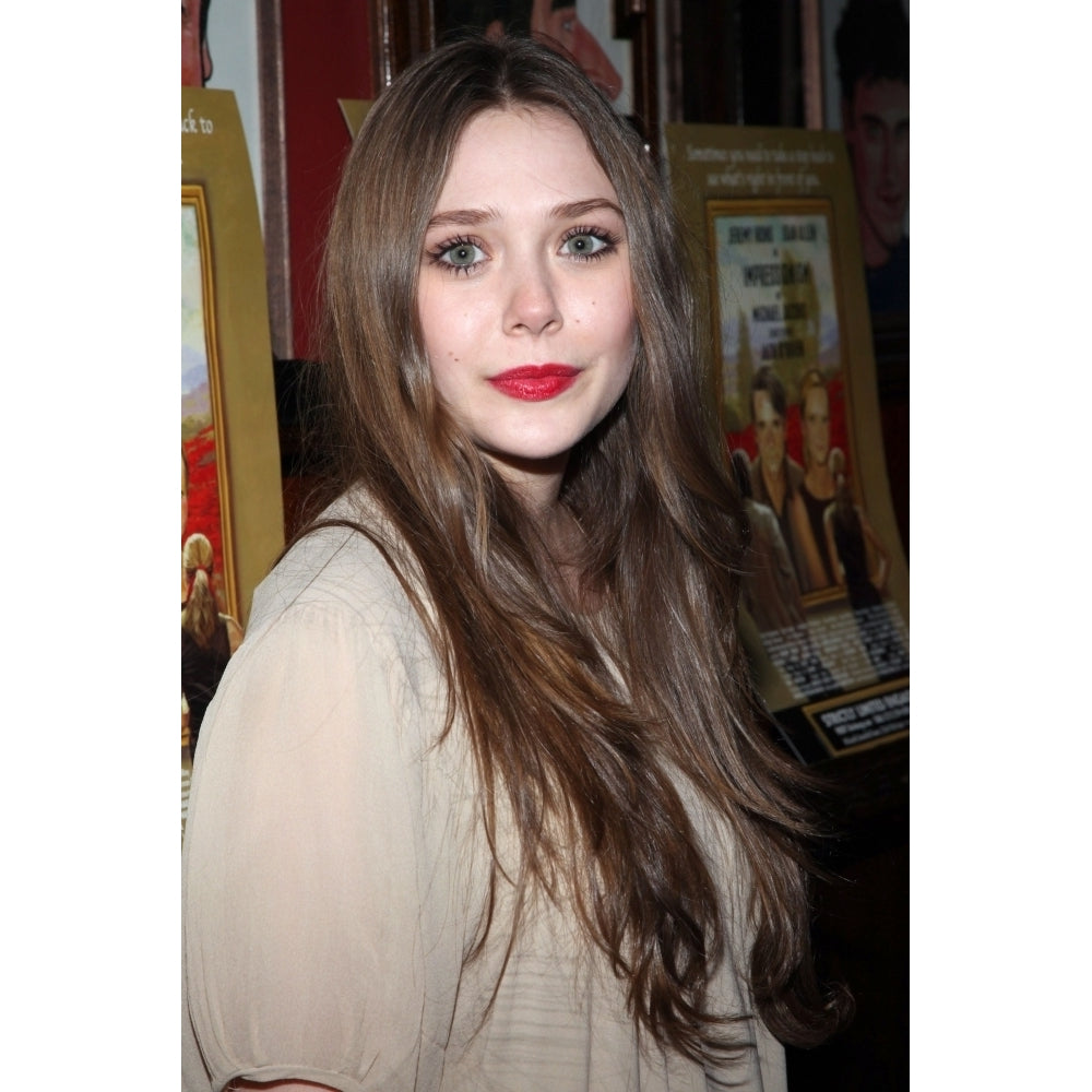 Elizabeth Olsen At Arrivals For Impressionism Opening Night On Broadway Photo Print Image 1