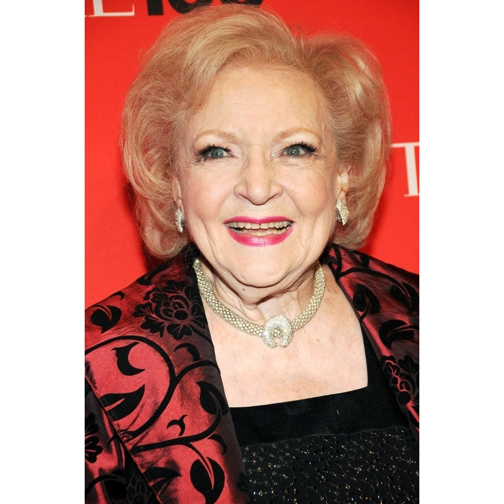 Betty White At Arrivals For Time 100 Most Influential People In The World Annual Gala Time Warner Center York Ny Image 2