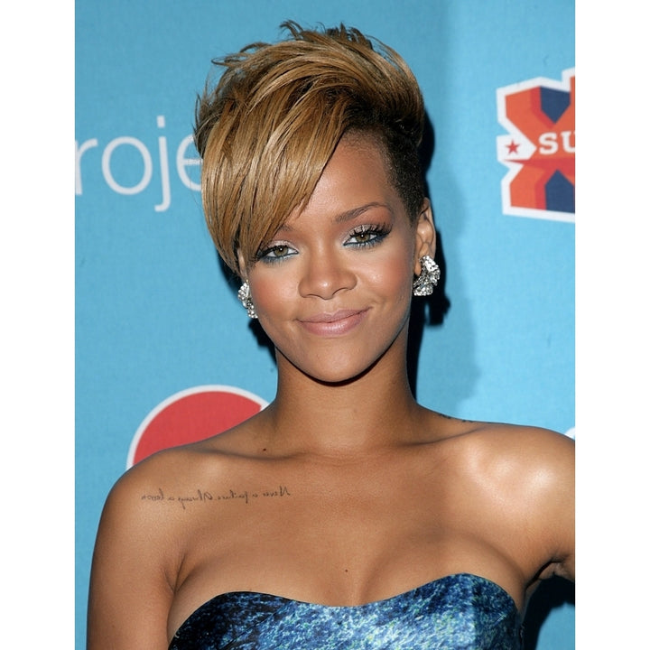 Rihanna In Attendance For Pepsi Refresh Project Superbowl Kickoff Party Photo Print Image 1