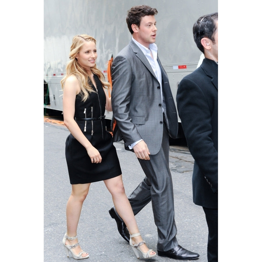 Dianna Agron Cory Monteith Enter The Beacon Theater Out And About For Celebrity Candids - Monday York Ny May Image 1