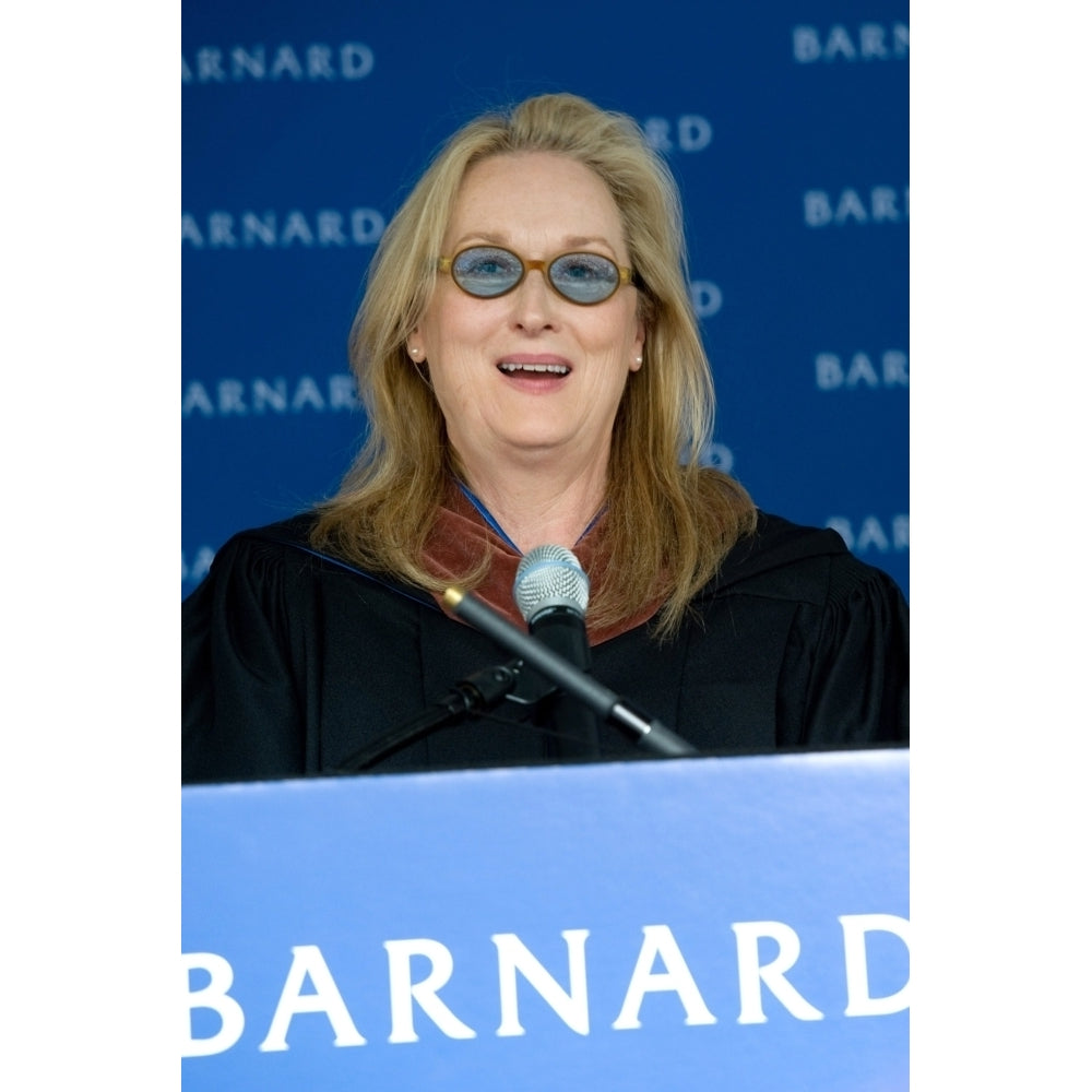 Meryl Streep In Attendance For 2010 Barnard College Commencement York Ny May 17 2010. Photo By LeeEverett Image 2