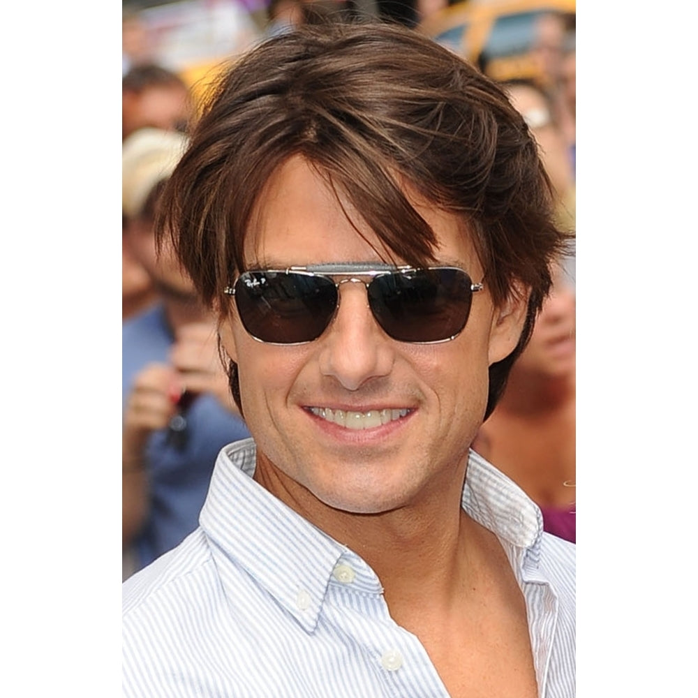 Tom Cruise At Talk Show Appearance For Good Morning America Celebrity Guests Photo Print Image 2