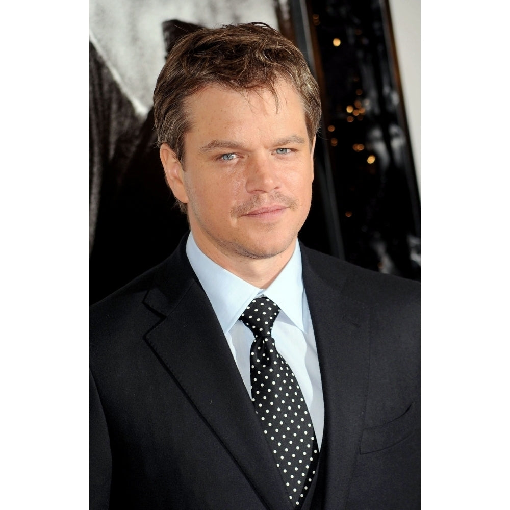 Matt Damon At Arrivals For Green Zone Premiere Amc Loews Lincoln Square Theatre York Ny February 25 2010. Photo Image 2