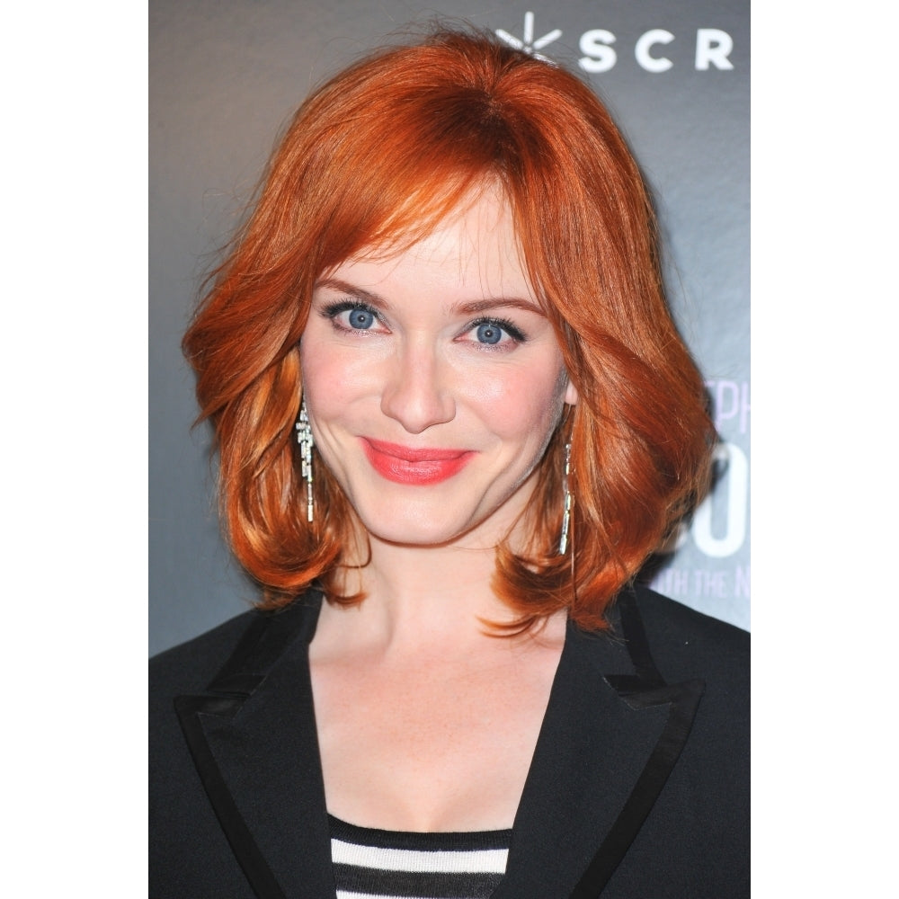 Christina Hendricks At Arrivals For Premiere Screening Of Filmed Version Of Company Revival Photo Print Image 1