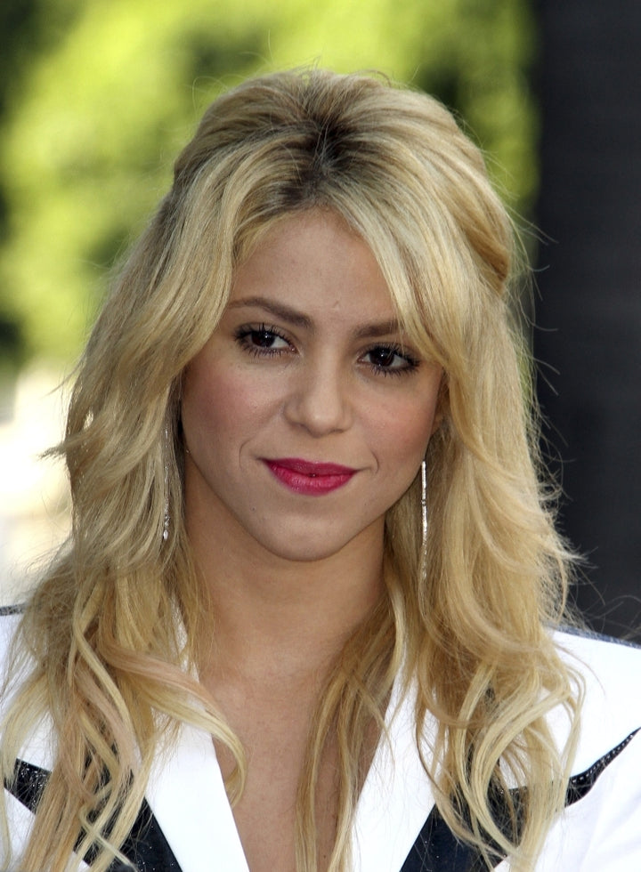 Shakira At The Induction Ceremony For Star On The Hollywood Walk Of Fame Ceremony For Shakira Photo Print Image 1