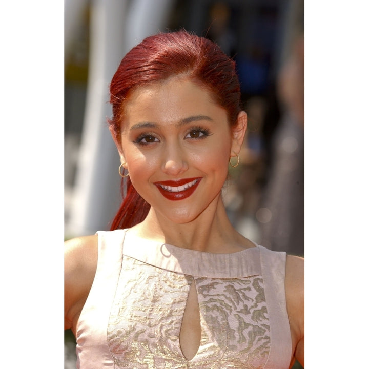 Ariana Grande At Arrivals For Primetime Creative Arts Emmy Awards Nokia Theatre At L.A. Live Los Angeles Ca September Image 1