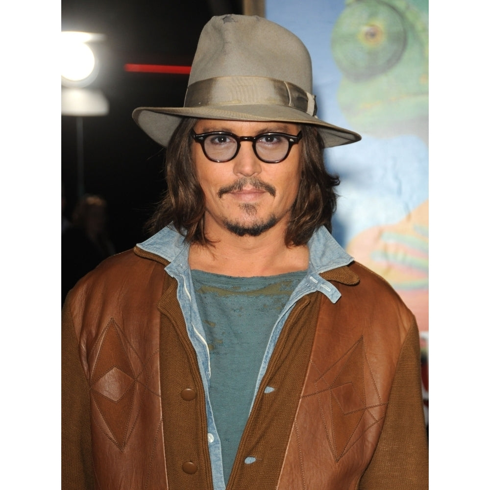 Johnny Depp At Arrivals For Rango Premiere Photo Print Image 2