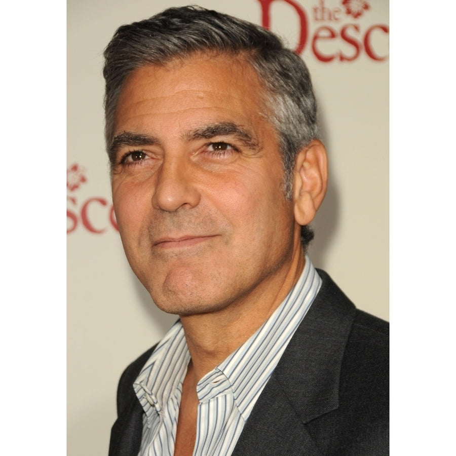 George Clooney At Arrivals For The Descendants Premiere Photo Print Image 1