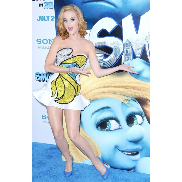 Katy Perry At Arrivals For The Smurfs Premiere The Ziegfeld Theatre York Ny July 24 2011. Photo By Kristin Image 1