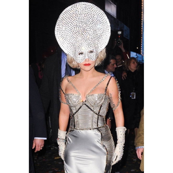 Lady Gaga Leaves The Duffy Square Performance Stage At The YearS Eve 2012 In Times Square Out And About For Image 2