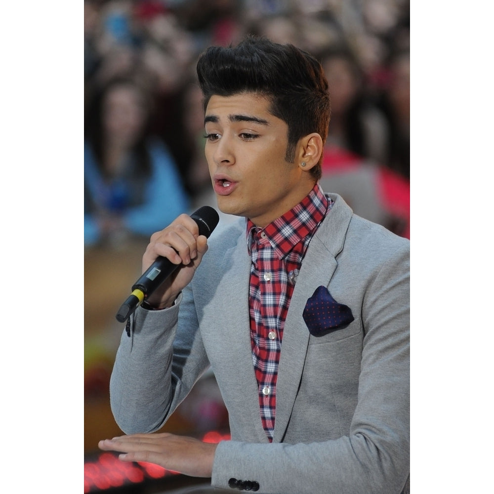 Zayn Malik At Talk Show Appearance For Nbc Today Show Concert With One Direction Photo Print Image 2