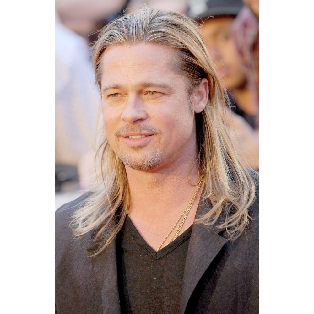 Brad Pitt At Arrivals For World War Z Premiere Photo Print Image 1