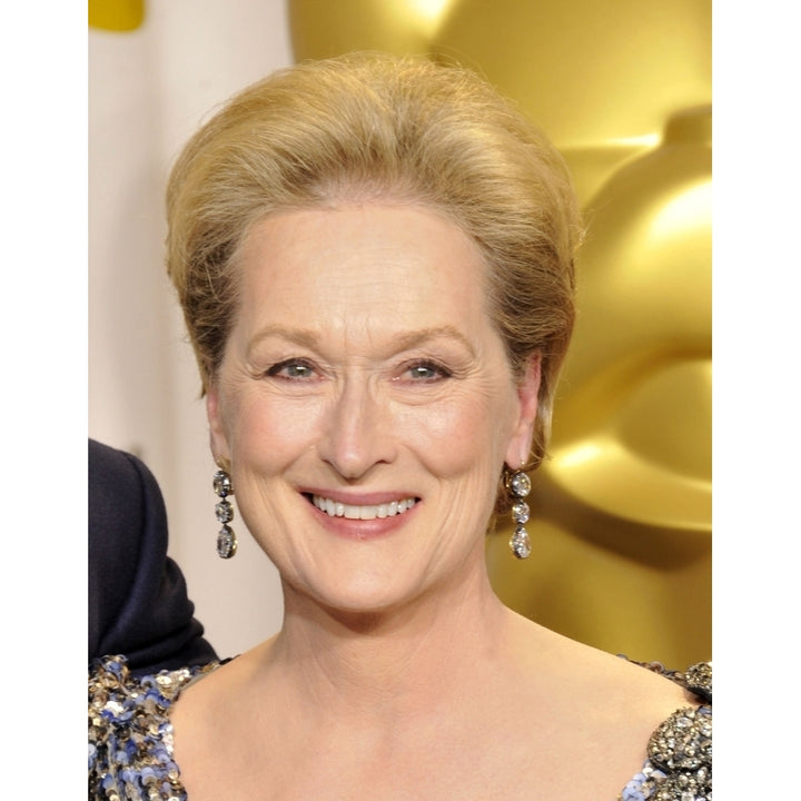 Meryl Streep In The Press Room For The 85Th Annual Academy Awards Oscars 2013 - Press Room Photo Print Image 2