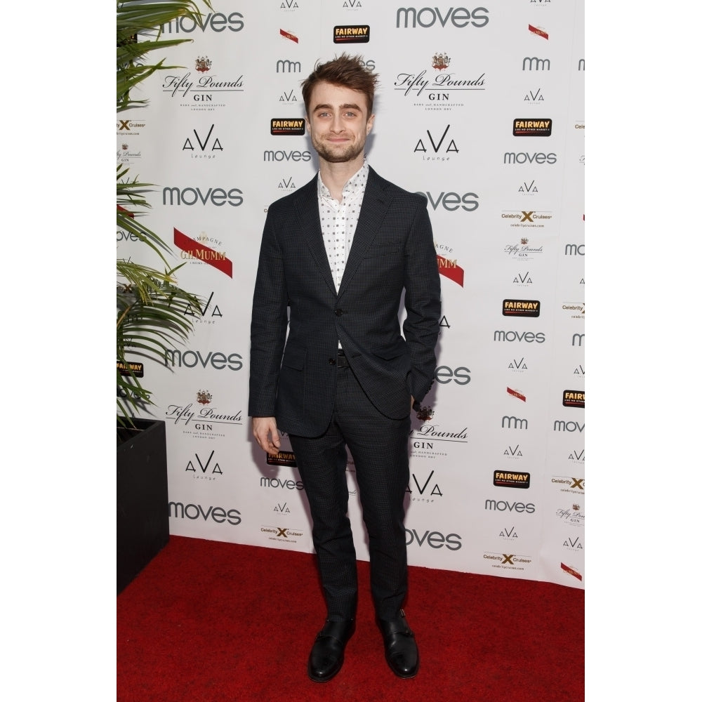 Daniel Radcliffe At Arrivals For Moves Magazine 2014 Summer Issue Party Ava Lounge York Ny August 5 2014. Photo Image 2