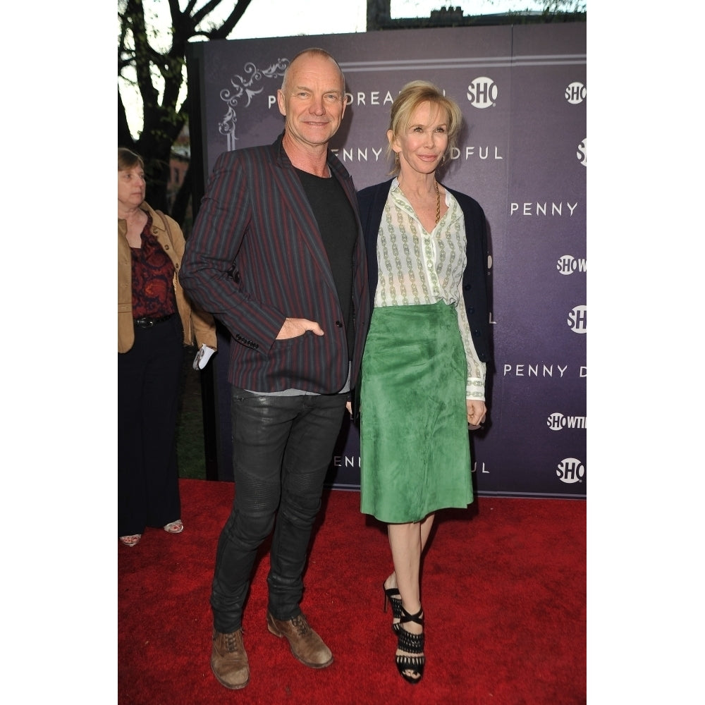 Sting Trudie Styler At Arrivals For Penny Dreadful Showtime Series Premiere The High Line Hotel York Ny May 6 Image 2