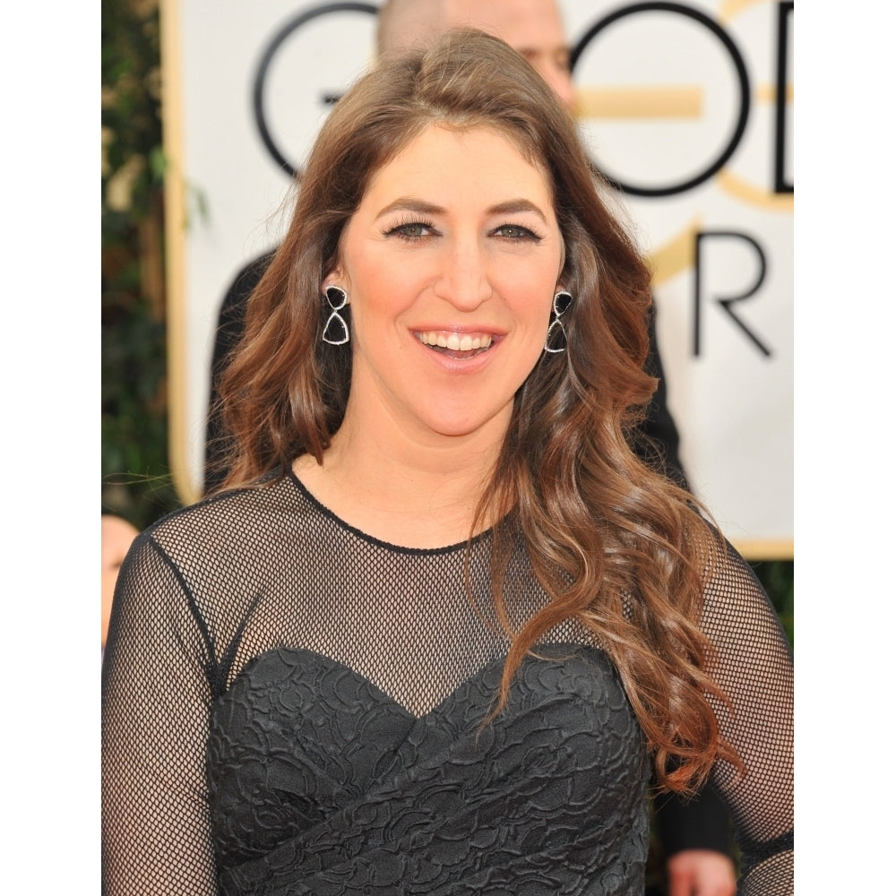 Mayim Bialik At Arrivals For 71St Golden Globes Awards - Arrivals 2 Photo Print Image 2