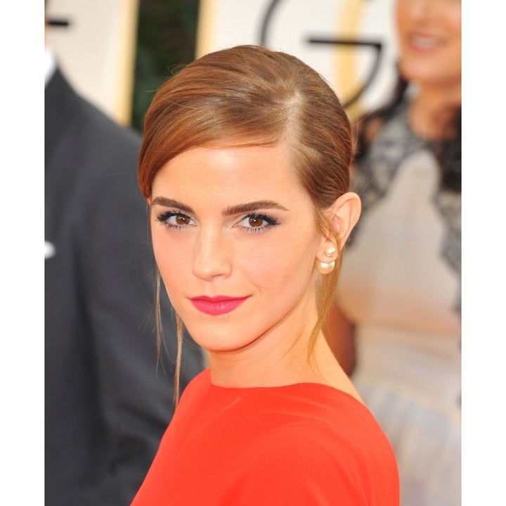 Emma Watson At Arrivals For 71St Golden Globes Awards - Arrivals 4 Photo Print Image 1