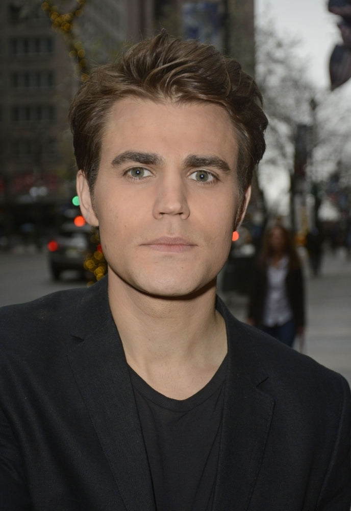 Paul Wesley At Pix 11 Morning News Show Out And About For Celebrity Candids - Tue York Ny April 15 2014. Photo Image 1