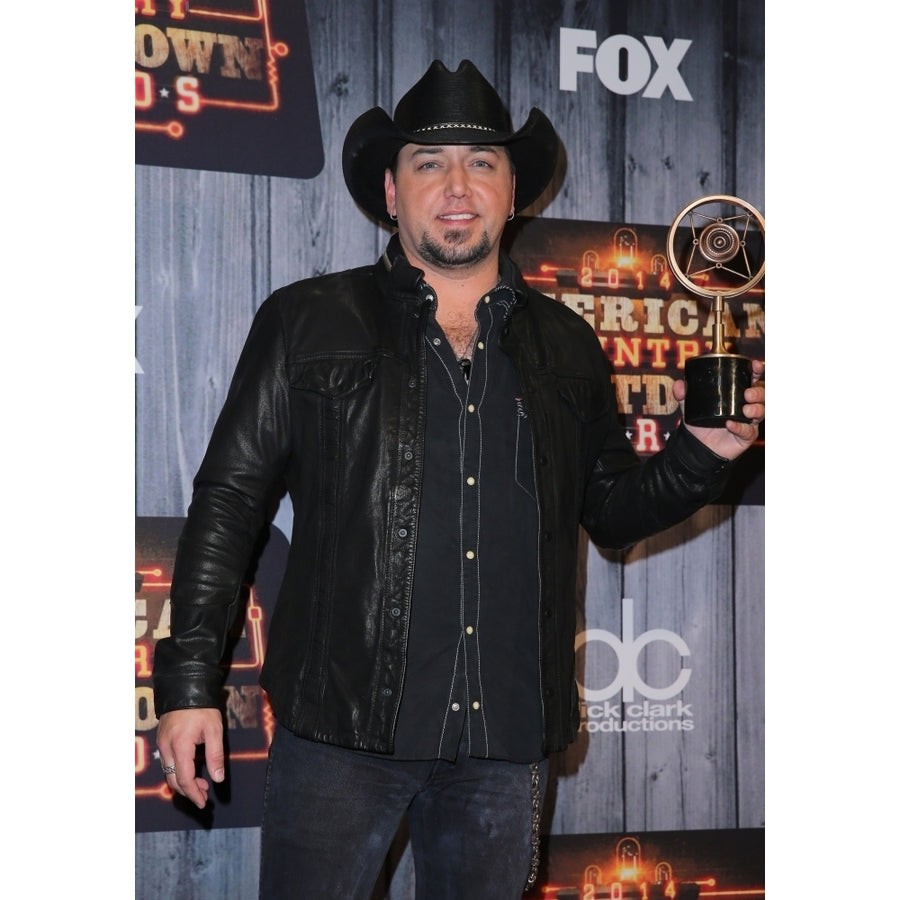 Jason Aldean In The Press Room For 2014 American Country Countdown Awards - Press Room Music City Center Nashville Tn Image 1