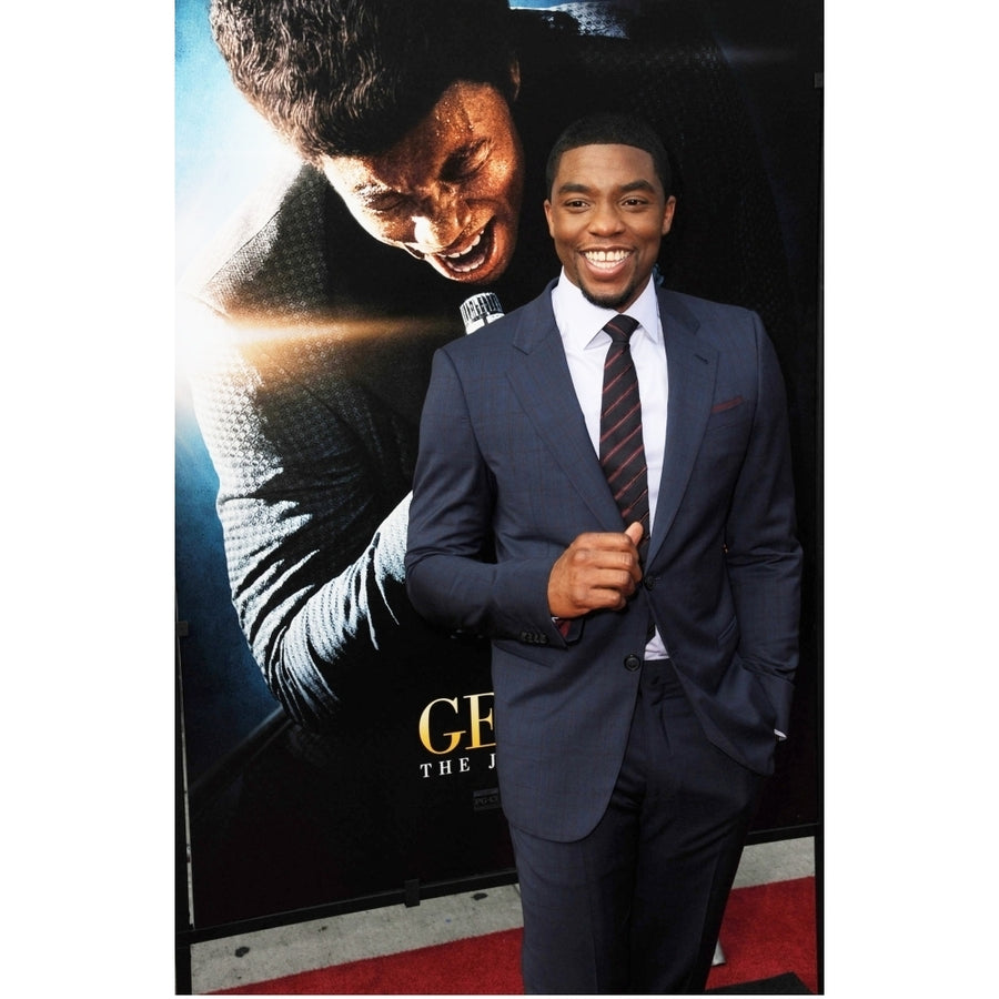 Chadwick A Boseman At Arrivals For Get On Up Premiere Apollo Theater York Ny July 21 2014. Photo By Kristin Image 1