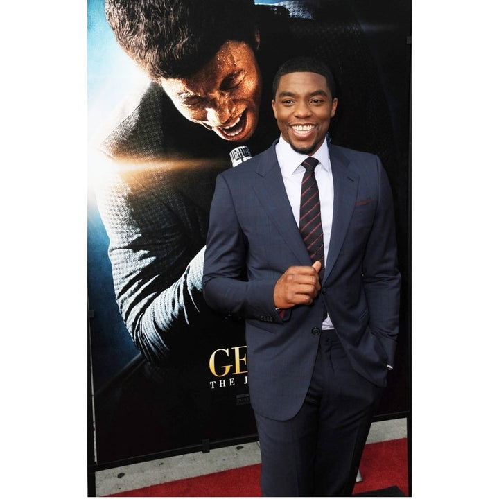 Chadwick A Boseman At Arrivals For Get On Up Premiere Apollo Theater York Ny July 21 2014. Photo By Kristin Image 1