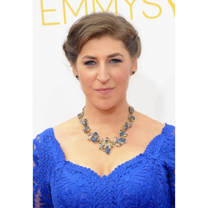 Mayim Bialik At Arrivals For The 66Th Primetime Emmy Awards 2014 Emmys - Part 1 Photo Print Image 2