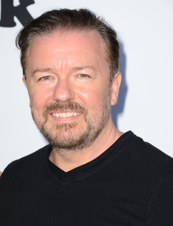 Ricky Gervais At Arrivals For Derek Season 2 Premiere Leonard H. Goldenson Theatre Los Angeles Ca May 27 2014. Photo Image 1