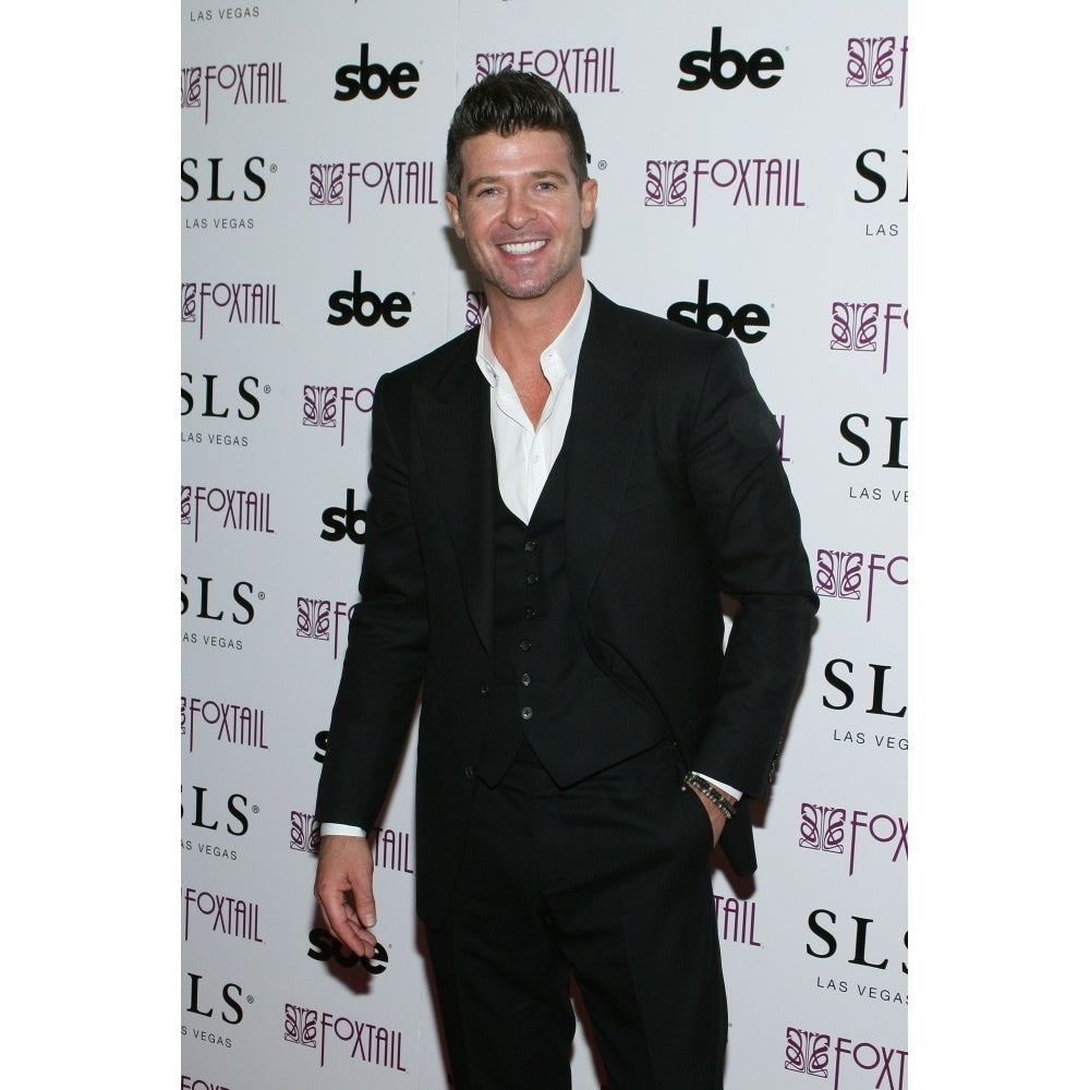 Robin Thicke At Arrivals For Robin Thicke Hosts YearS Eve At Sls Las Vegas Sls Hotel Las Vegas Las Vegas Nv Image 2