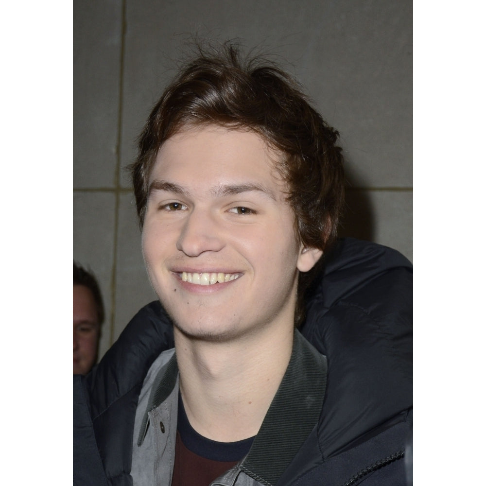 Ansel Elgort At Today Show Out And About For Celebrity Candids - Tue York Ny March 3 2015. Photo By Derek Image 2