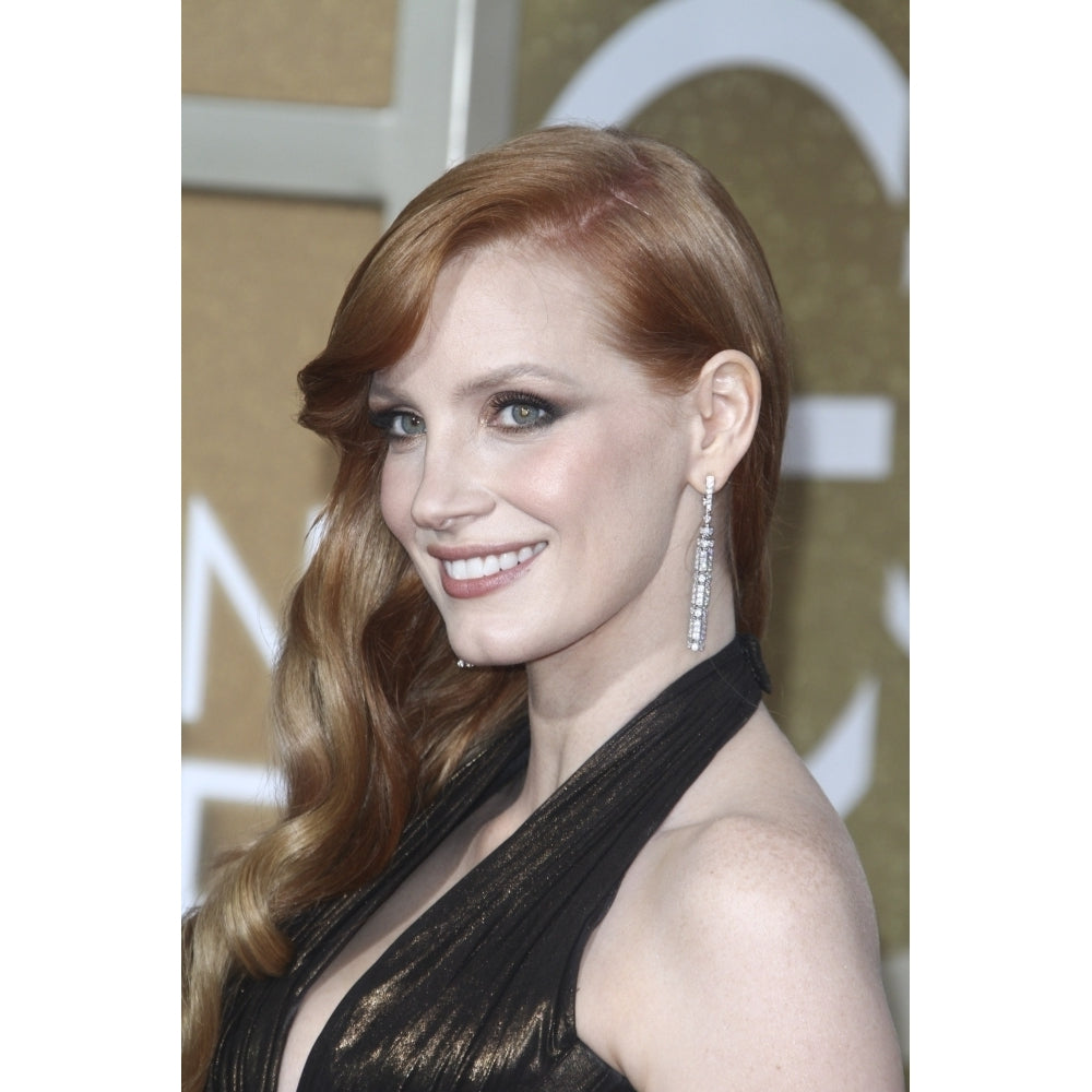 Jessica Chastain At Arrivals For The 72Nd Annual Golden Globe Awards 2015 - Part 3 The Beverly Hilton Hotel Beverly Image 1