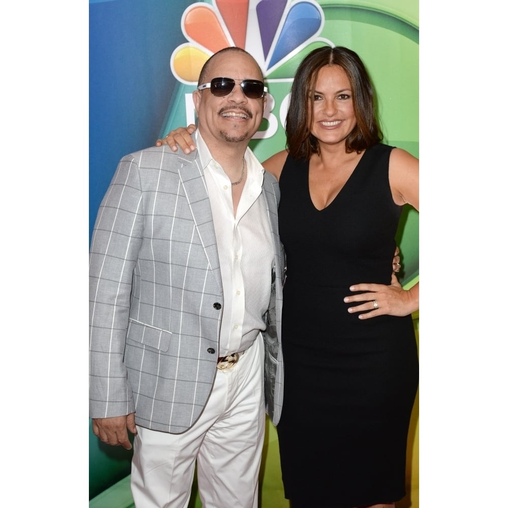 Ice-T Mariska Hargitay At Arrivals For Nbc Network Upfronts 2015 Radio City Music Hall York Ny May 11 2015. Image 1