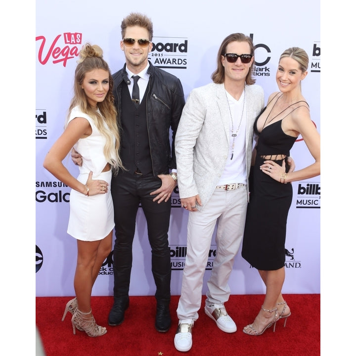 Brittney-Marie Cole Kelley Brian Kelley Tyler Hubbard Hayley Stommel Florida Georgia Line At Arrivals For 2015 Image 1