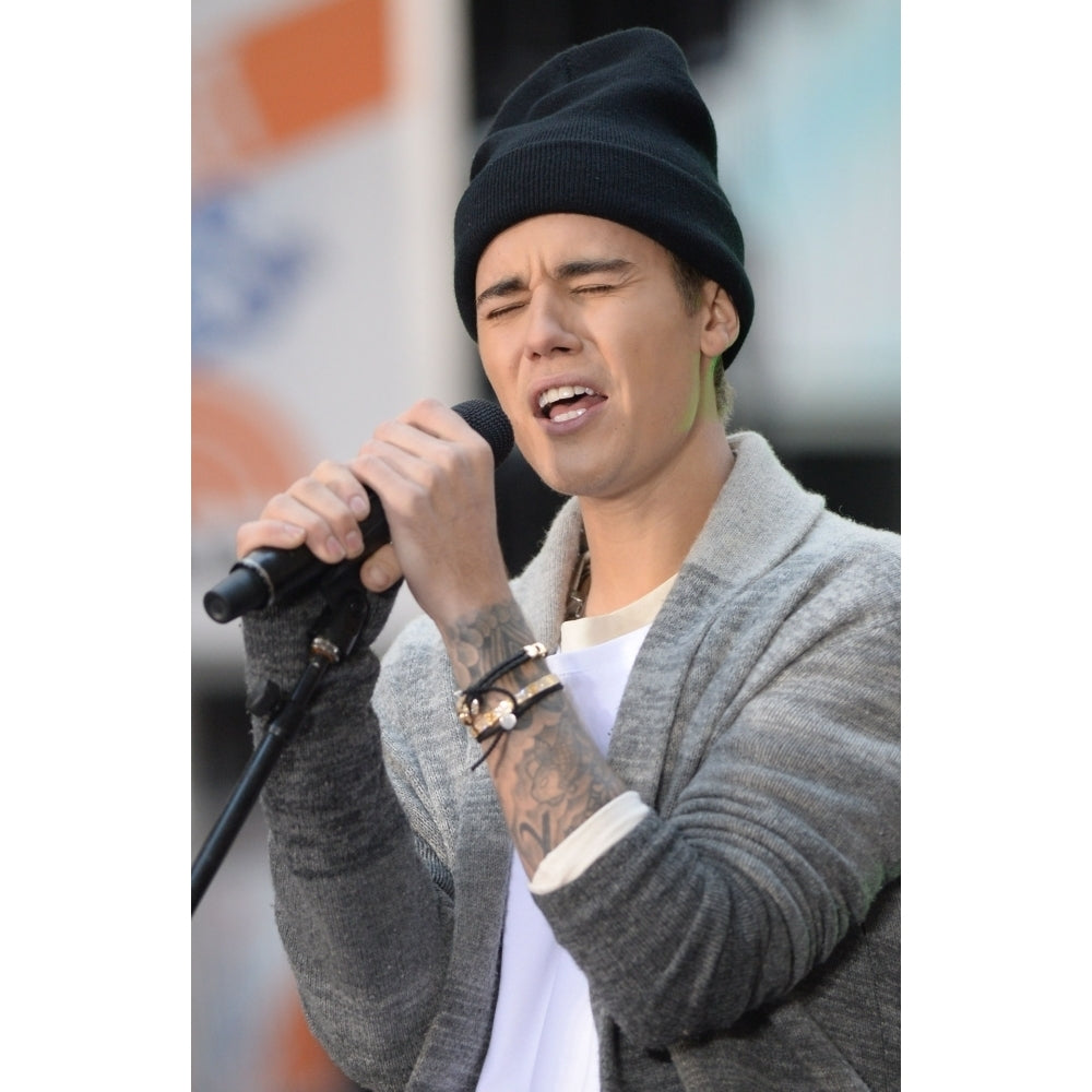 Justin Bieber On Stage For Nbc Today Show Concert With Justin Bieber Rockefeller Plaza York Ny November 18 2015. Image 2