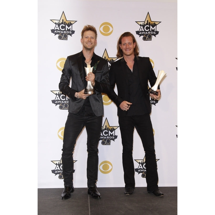 Florida Georgia Line In The Press Room For 50Th Academy Of Country Music Awards 2015 - Press Room Arlington Image 1