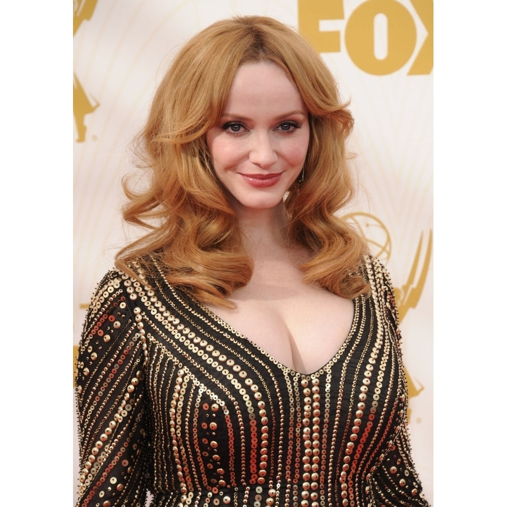 Christina Hendricks At Arrivals For 67Th Primetime Emmy Awards 2015 - Arrivals 2 Photo Print Image 2