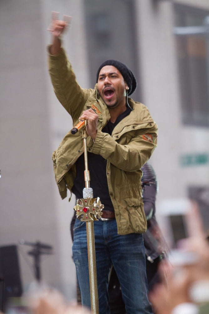 Romeo Santos On Stage For Nbc Today Show Concert With Romeo Santos Rockefeller Plaza York Ny April 27 2015. Image 1